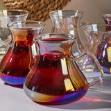 Perotti Premium Ehl - i Keyf Borosilicate Tea Glass Set - 6 Piece, 200ml - TryAladdin