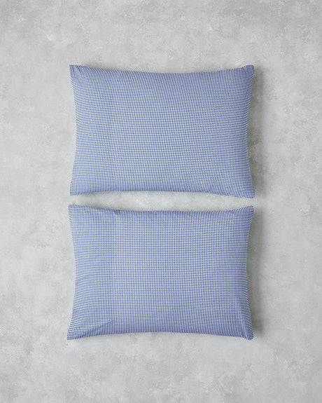 Premium-Soft-Cotton-Pillowcase-Set-Green-Blue-Check