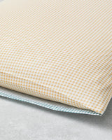 Premium Cotton Gingham Pillowcase Pair   50x70cm Yellow Green