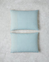 Premium Cotton Gingham Pillowcase Pair   50x70cm Yellow Green
