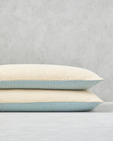 Premium Cotton Gingham Pillowcase Pair   50x70cm Yellow Green