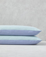 Premium-Soft-Cotton-Pillowcase-Set-Green-Blue-Check