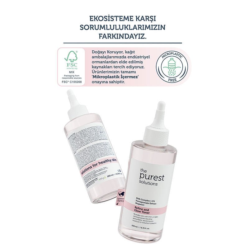 PHA Pink Toner - Purifying & Brightening for Sensitive Skin - TryAladdin
