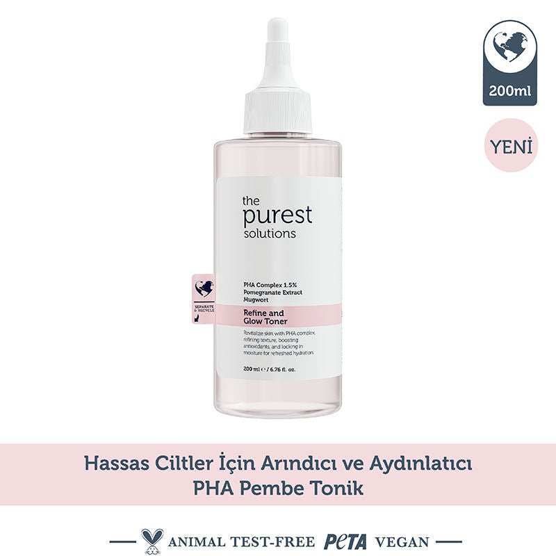 PHA Pink Toner - Purifying & Brightening for Sensitive Skin - TryAladdin