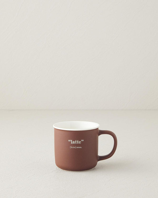 Premium New Bone China Latte Mug - Elegant Brown Ceramic Cup