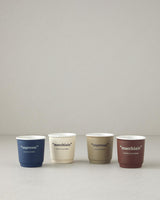 Professional New Bone China Espresso Cup Saucer Set Navy Cream