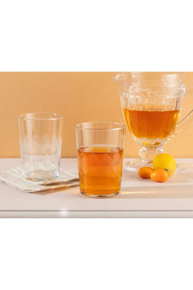 Pierretta White Ribbed Professional Beverage Glass Set - 4x510ml - TryAladdin
