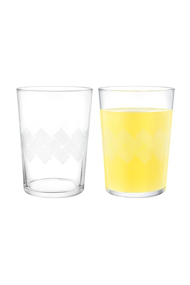 Pierretta White Ribbed Professional Beverage Glass Set - 4x510ml - TryAladdin
