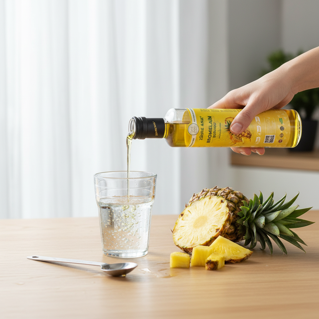 Ananas & Bromelain - Sirup til Metabolisk og Velvære Støtte