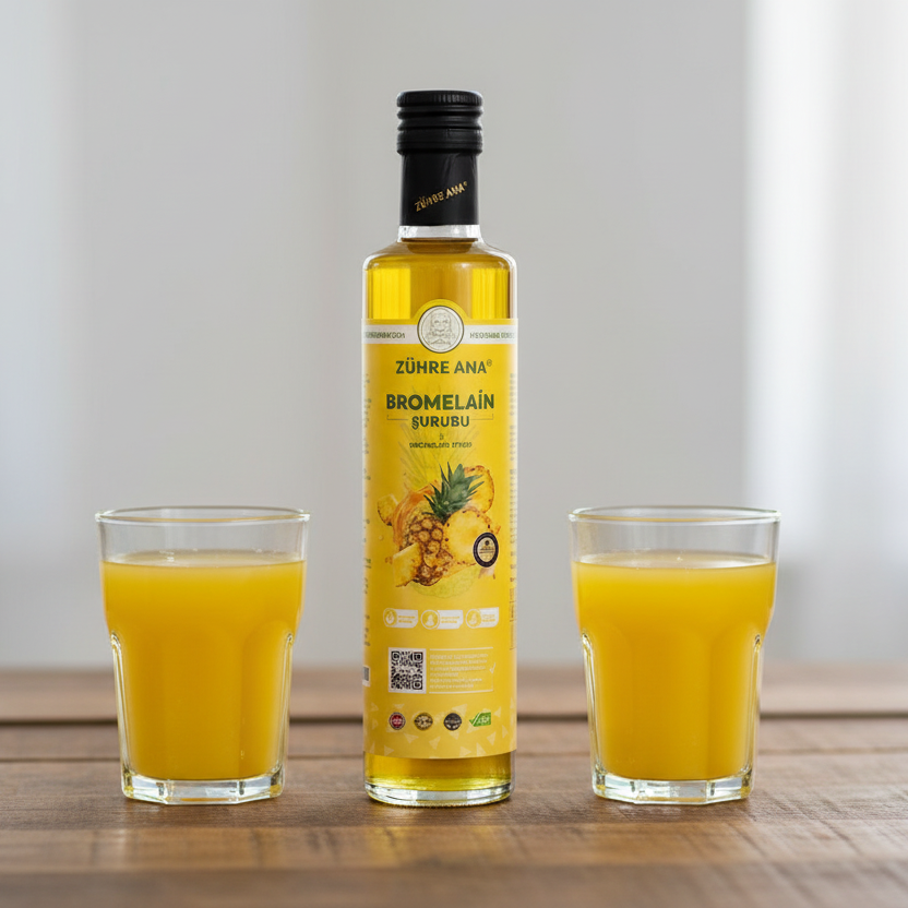 Ananas & Bromelain - Sirup til Metabolisk og Velvære Støtte