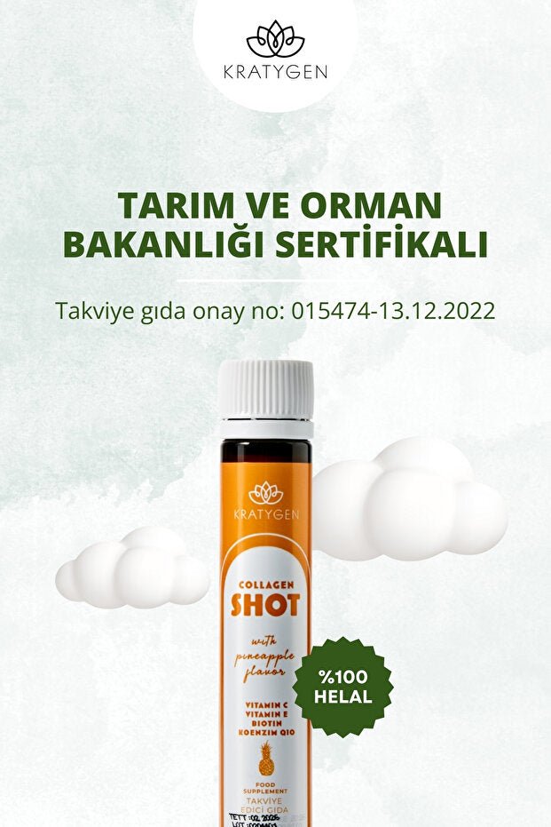 Pineapple Collagen Shot - 30x25ml Hydrolyzed Liquid - TryAladdin