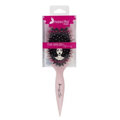 Pink Magical Curl Defining Hair Brush for Curly & Wavy Hair - TryAladdin