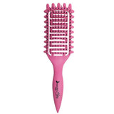 Pink Magical Curl Hair Brush - Detangling & Styling Tool - TryAladdin