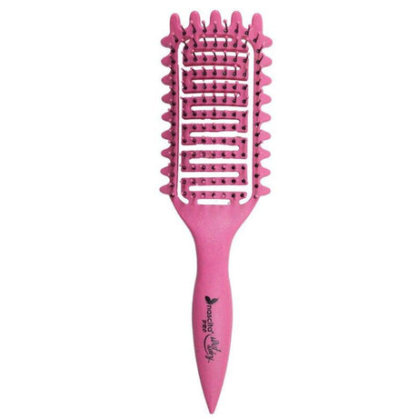 Pink Magical Curl Hair Brush - Detangling & Styling Tool - TryAladdin
