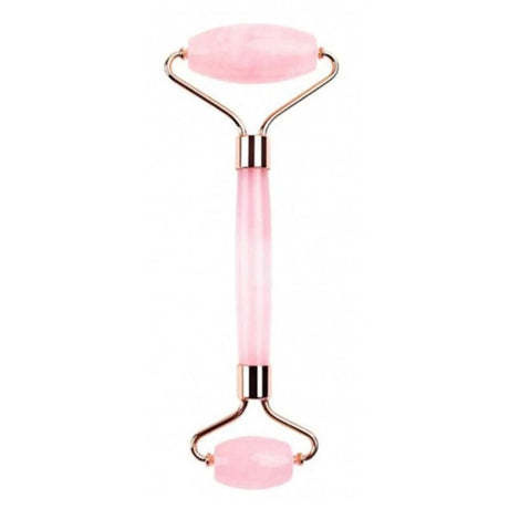 Pink Quartz Facial Roller - Anti - Aging Skincare Massager Tool - TryAladdin
