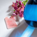 Pink Quartz Gua Sha Facial Massage Stone - TryAladdin