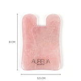 Pink Quartz Gua Sha Facial Massage Stone - TryAladdin
