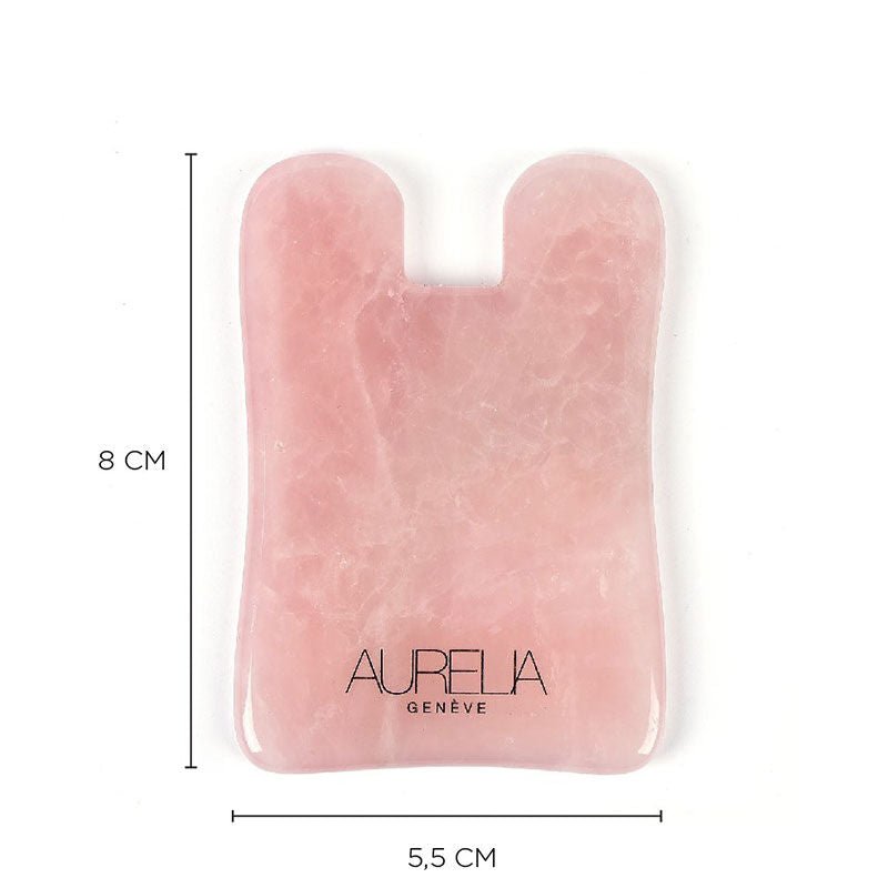 Pink Quartz Gua Sha Facial Massage Stone - TryAladdin