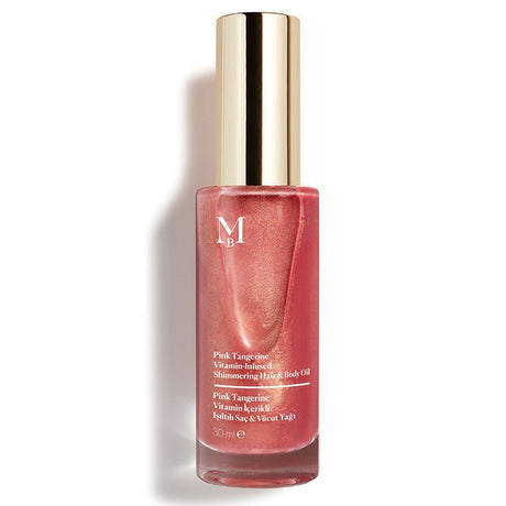 Pink Tangerine Shimmering Hair & Body Oil with Vitamins, 30ml - TryAladdin