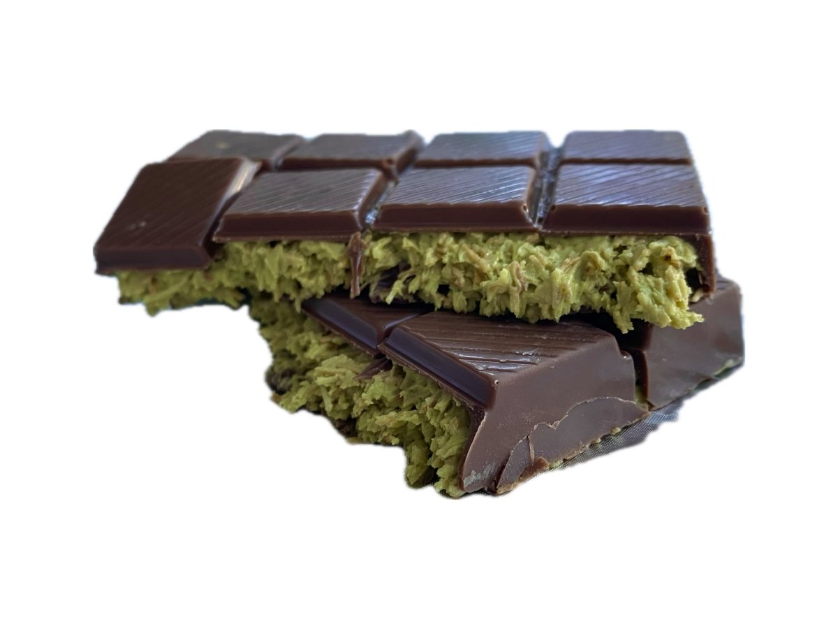 V-Gift Pistachio Praline Dubai Chocolate Bar – Crispy & Nutty Delight