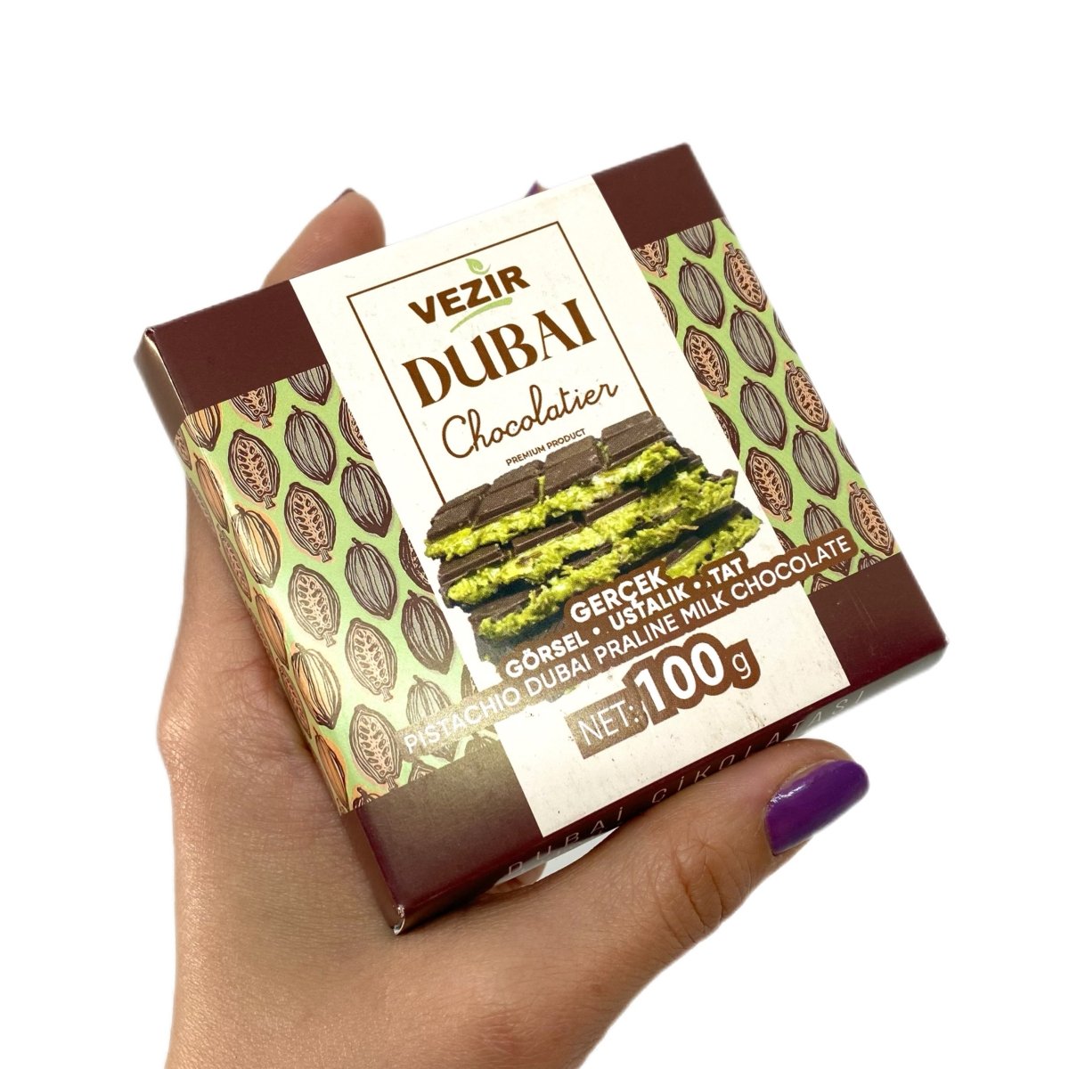 ピスタチオプラリネドバイチョコレートバー – サクサクでナッツの風味