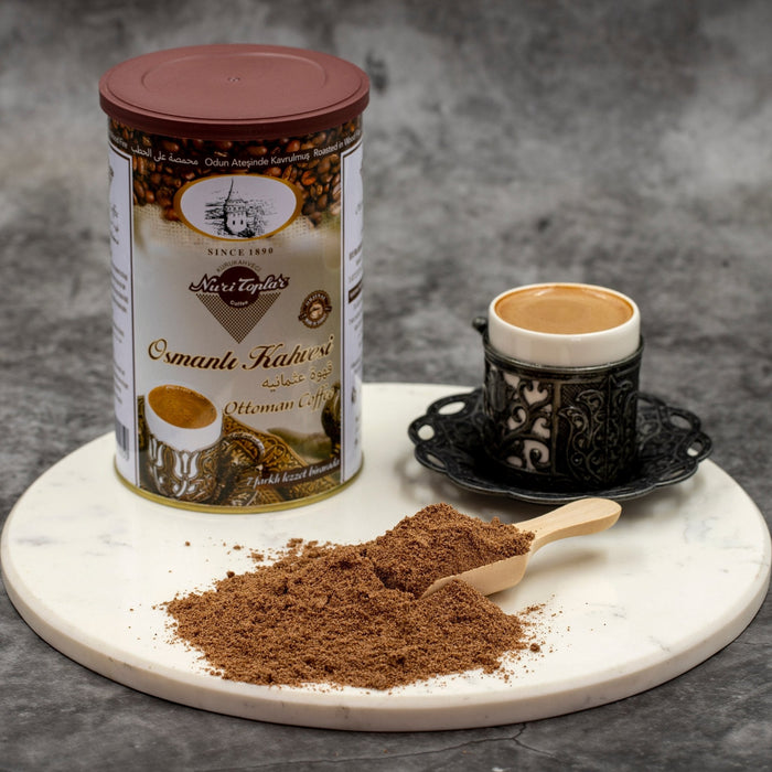 Pistachio Turkish Delight (200g) & Nuri Toplar Ottoman Coffee (250g) Bundle
