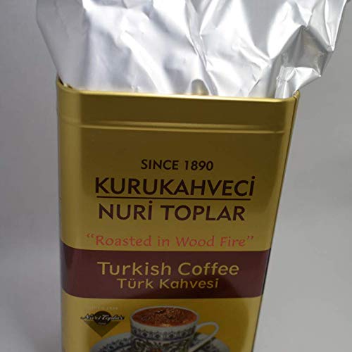 Pistachio Turkish Delight (200g) & Nuri Toplar Turkish Coffee (300g) Bundle Nuri Toplar Coffee