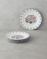 Premium-Pixel-Pattern-Porcelain-Dessert-Plate-Set-4-Piece