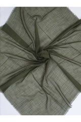 Plain Haki Cotton Scarf - Soft & Breathable - TryAladdin
