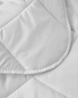 Professional-Grade Microfiber Double Duvet Pillow Set - White