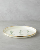 Professional Grade Enamel Serving Tray - Durable Green Finish