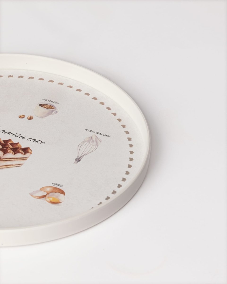Plastic Round Serving Tray - Vibrant & Modern Design - TryAladdin