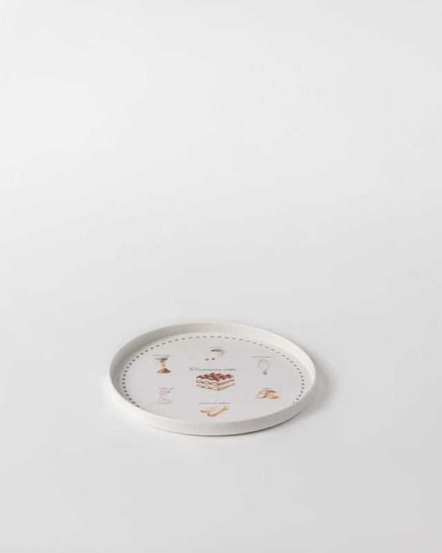 Plastic Round Serving Tray - Vibrant & Modern Design - TryAladdin