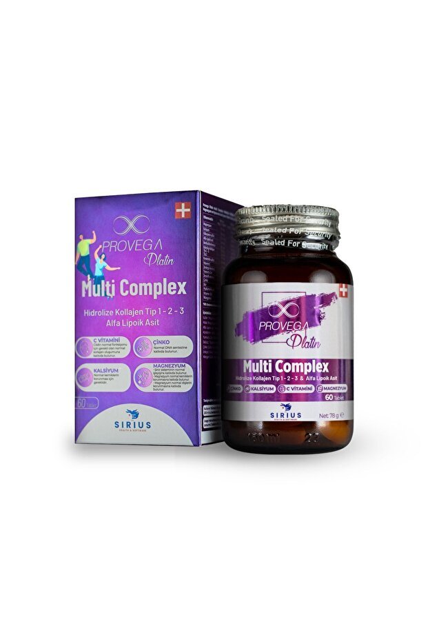 Platin Multi Complex Collagen & Vitamin Tablets - 60 Count - TryAladdin