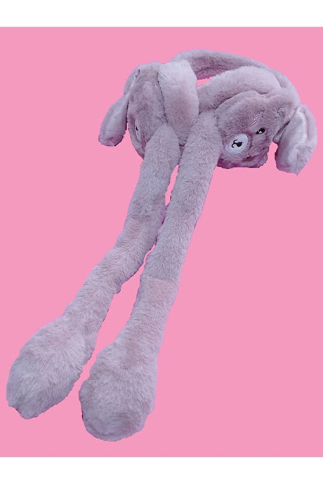 Plush Rabbit Ear Hat - Interactive Moving Ears & Sound, 1 Piece - TryAladdin