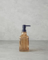Premium-Amber-Glass-Bathroom-Liquid-Soap-Dispenser