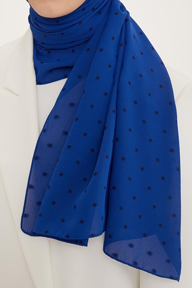 Polka Dot Viscose Blend Shawl - Breathable - TryAladdin
