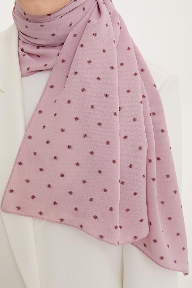 Polka Dot Viscose Polyester Shawl - Breathable - TryAladdin