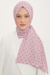 Polka Dot Viscose Polyester Shawl - Breathable - TryAladdin