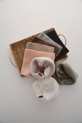 Pom - pom Beanie Hat & Neck Warmer Set - 100% cotton - TryAladdin