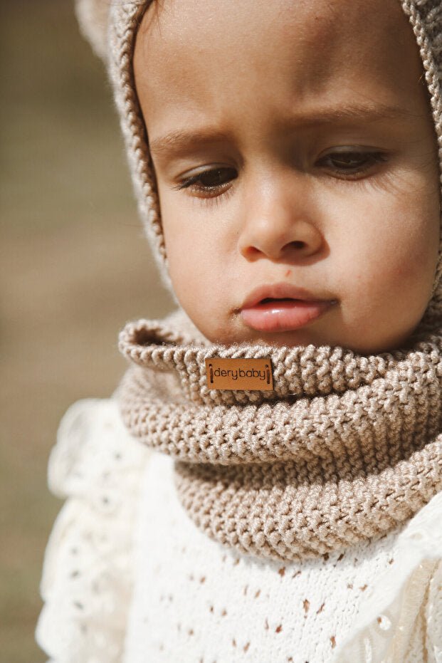 Pom - pom Beanie Hat & Neck Warmer Set - TryAladdin