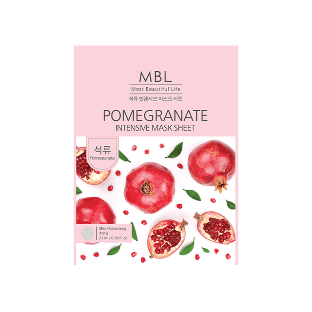 Pomegranate Sheet Mask - Anti - Aging, Hydrating & Radiant - TryAladdin