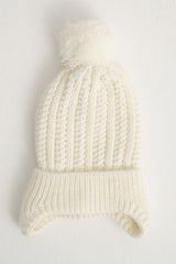 Pompom Knitted Baby Hat - Soft & Warm - TryAladdin
