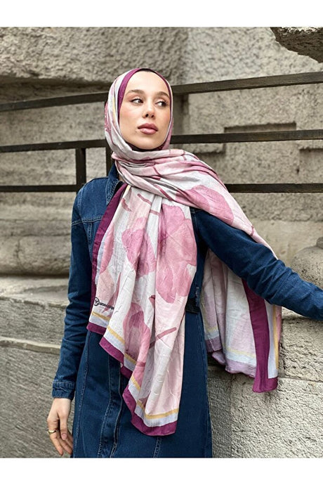 Poppy Pattern Bamboo Shawl - Soft & Stylish - TryAladdin