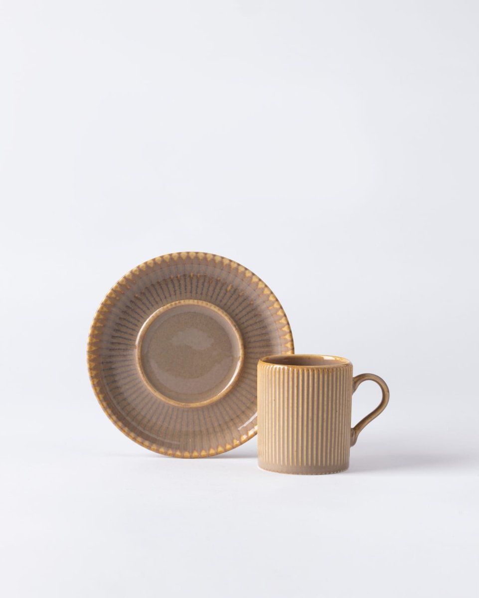 Porcelain 2 - Person Coffee Set - Contemporary Elegance - TryAladdin