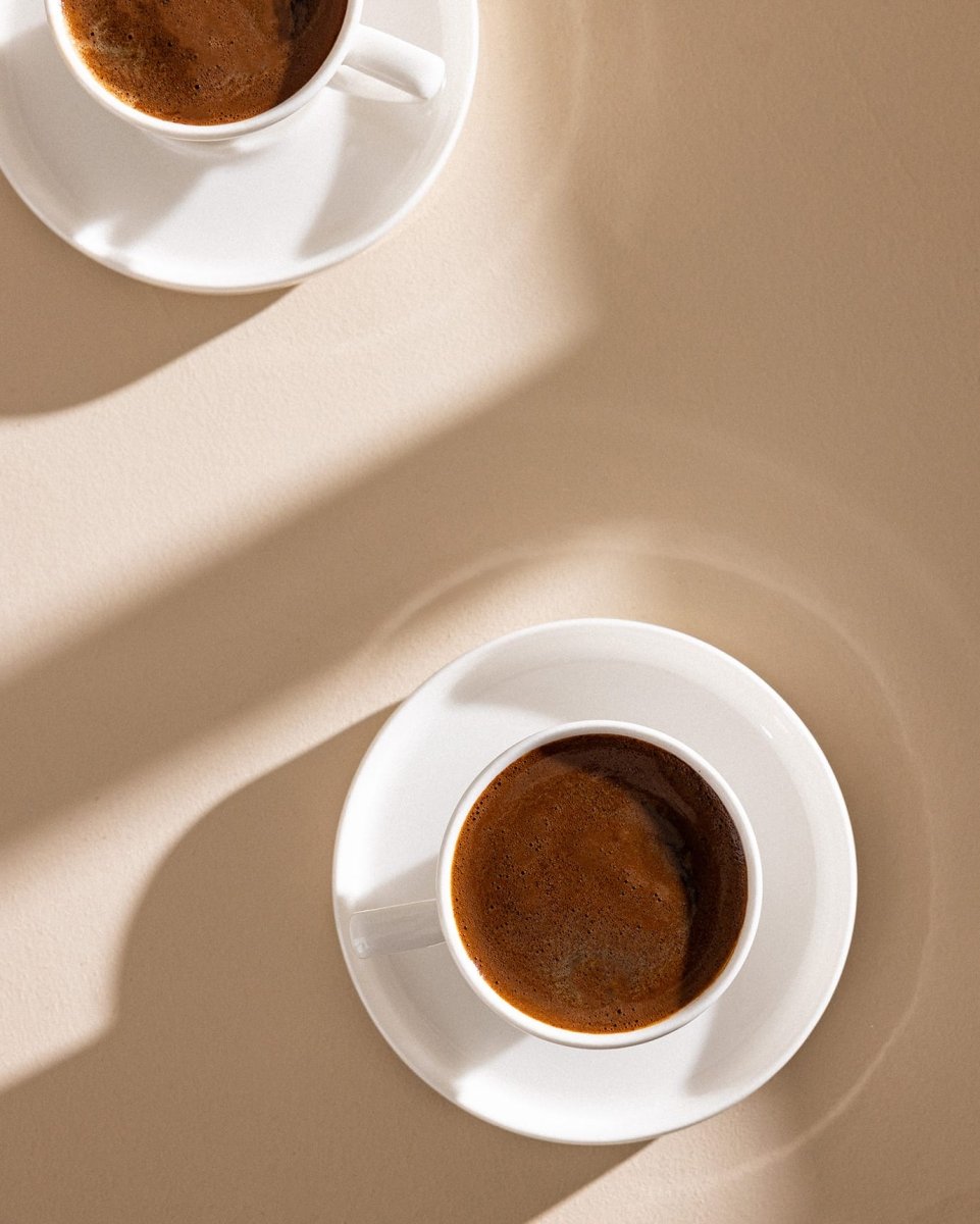 Porcelain 6 - Person Coffee Cup Set - Elegant & Timeless Design - TryAladdin