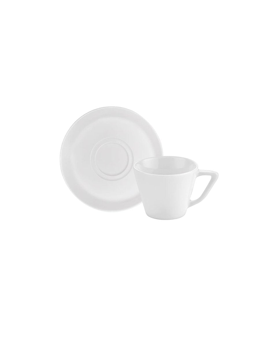 Porcelain 6 - Person Coffee Cup Set - Elegant & Timeless Design - TryAladdin