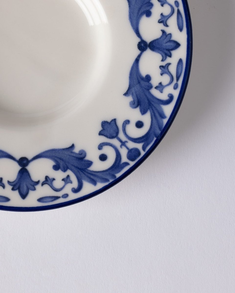 Porcelain 6 - Piece Tea Plate Set - Luxe Nuit Collection - TryAladdin