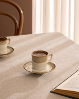 Porcelain Coffee Cup Set for 6 - Elegant & Timeless - TryAladdin