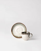 Porcelain Coffee Cup Set for Six - Mathilda Collection - TryAladdin